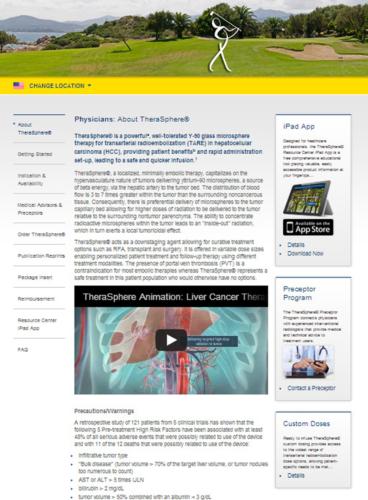 Nordion launches updated TheraSphere website for liver cancer physicians, patients and carers