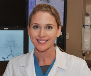 Rachel Piechowiak in an article describing the use of geniculate artery embolization to treat osteoarthritis.