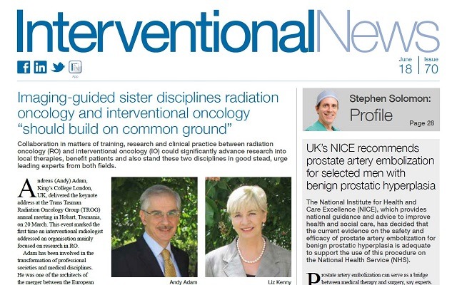 Interventional News Issue 70 – June 2018 US Edition