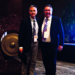 Figure 3 – Andrew Holden, APSCVIR president, with Robert Morgan, CIRSE president