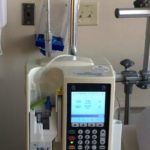 IV stand and monitor web