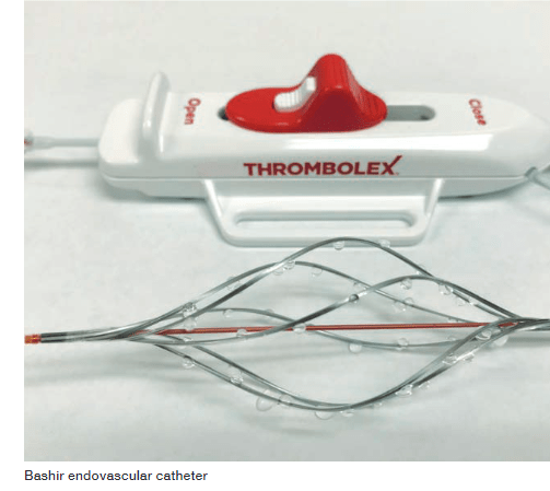 thrombolex bashir endovascular catheter