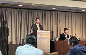 HEMBO-1 data suggest haemorrhoidal embolization with large particles and coils may improve bleeding symptoms Scott Thompson presents at GEST 2026